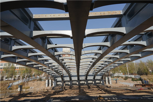 西寧海湖新區(qū)景觀橋-陜西鋼構橋梁